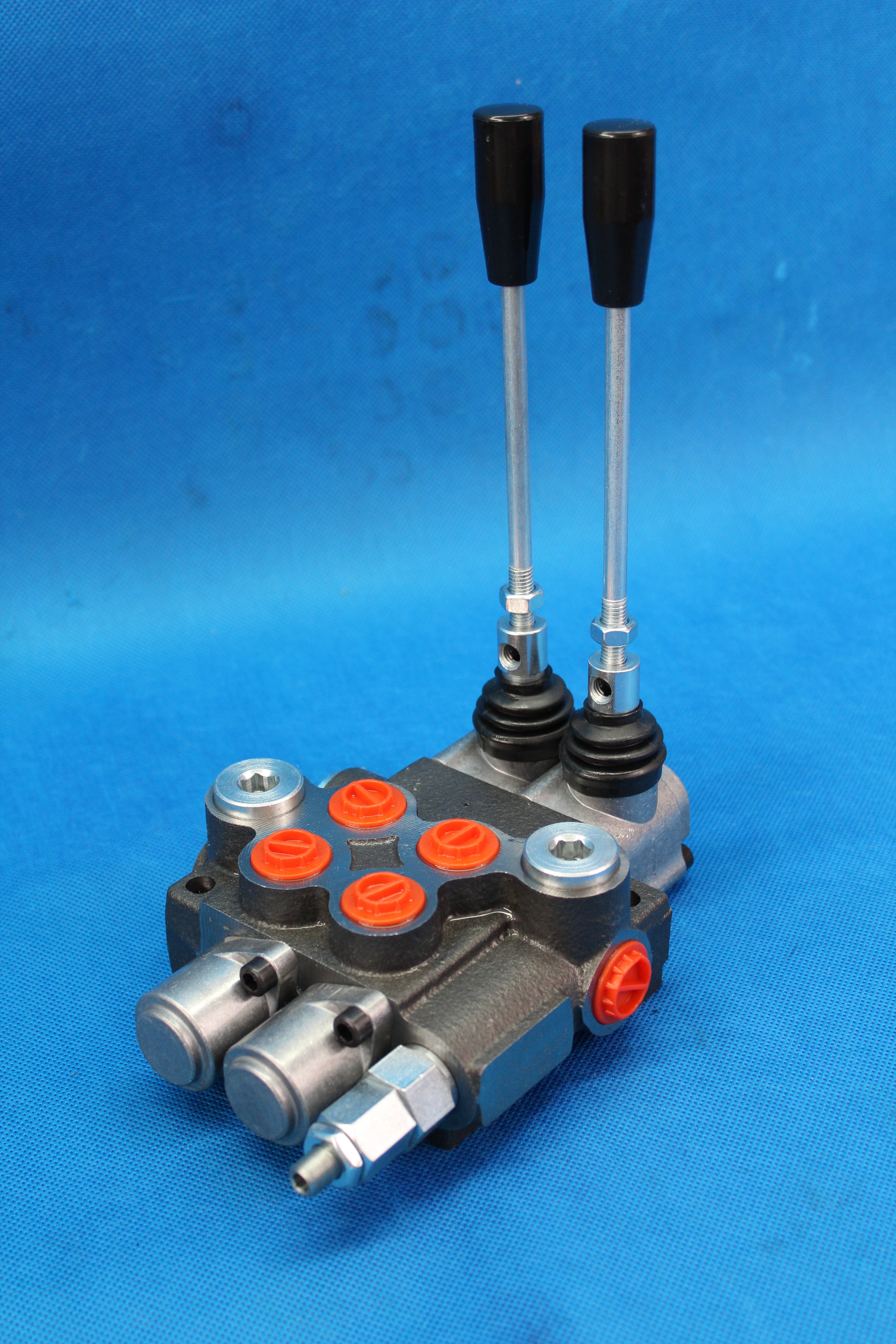 2 Bank Hydraulic Directional Control Valve JOYSTICK 11gpm 40L double acting 