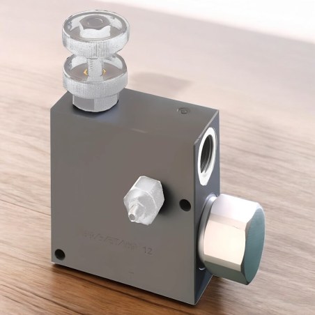 3-Way Pressure Compensated Flow Control Valve with Pressure Relief Valve VPR/3/ET/VMP