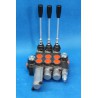 Hydraulic valve for levers 3 section 40l/min 11GPM double acting with 1 swiming section