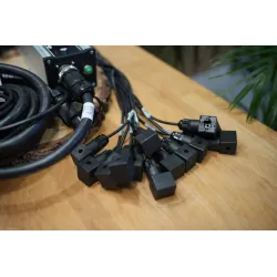 Control Panel with 3 Joysticks – 4-Way, 12–24V, Wired & Ready