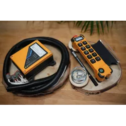 Juuko 1000 Radio Remote Panel – 10 Buttons, 12–24VDC, 100m Range