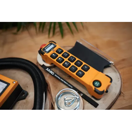 Juuko 1000 Radio Remote Panel – 10 Buttons, 12–24VDC, 100m Range