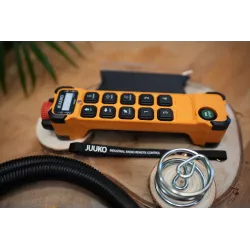 Juuko 1000 Radio Remote Panel – 10 Buttons, 12–24VDC, 100m Range