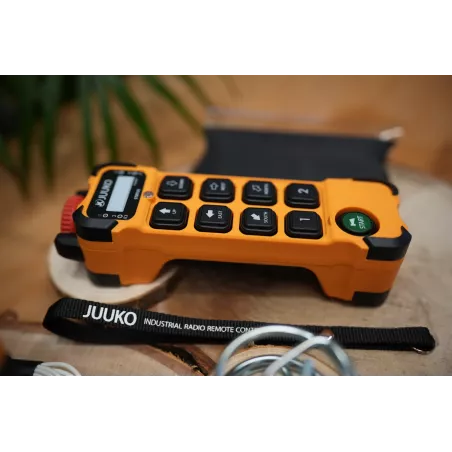 JUUKO HSK800 8-Button Radio Remote Panel 12V for Cranes