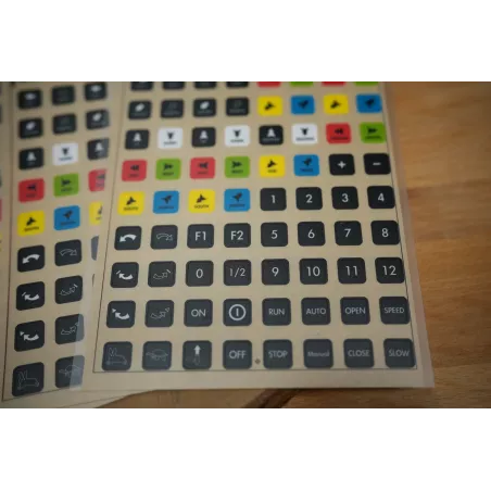 Stickers for Juuko Remote Radio with Buttons