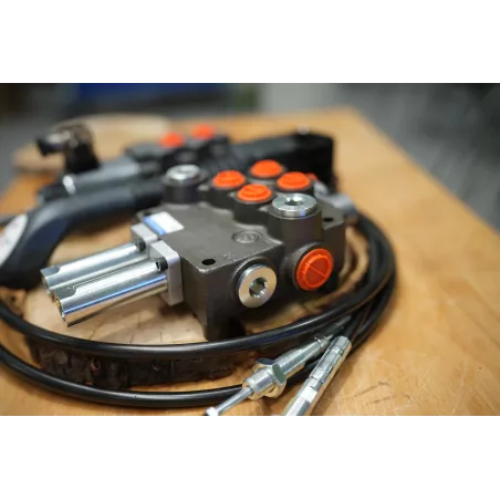 Hydraulic Valve Kit 3 Functions 80 L/Min 21 GPM with Joystick