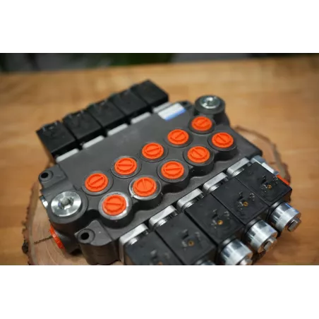 Badestnost 5-Spool Hydraulic Electric Valve – 12V, 13 GPM