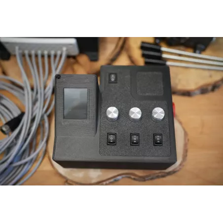 Fire Salamander Medium with 3 potentiometers + 3 switches forward/0/backward and 3 valves Walvoil DPX100 1 Section