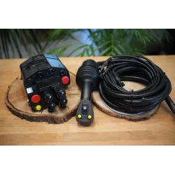 Electric Proportional Joystick + 2rd Function Walvoil DLM142/2 80 L/Min 21 GPM