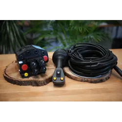Electric Proportional Joystick + 2rd Function Walvoil DLM142/2 80 L/Min 21 GPM