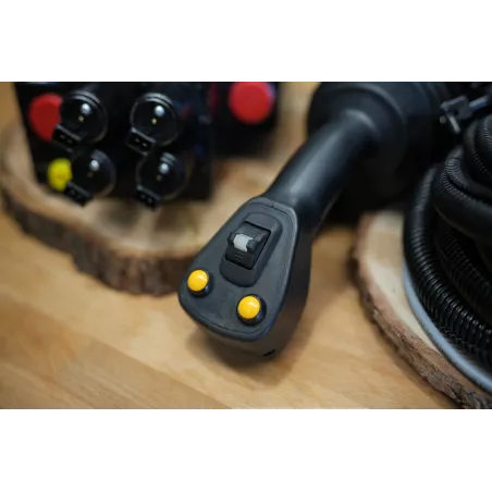 Electric Proportional Joystick + 2rd Function Walvoil DLM142/2 80 L/Min 21 GPM
