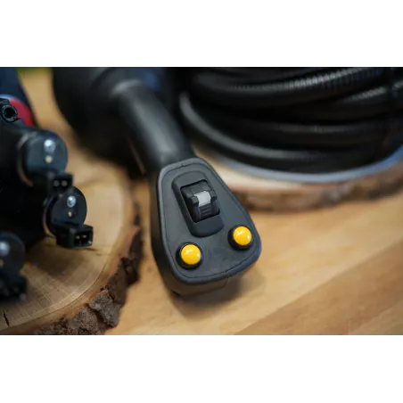 Electric Proportional Joystick + 2rd Function Walvoil DLM142/2 80 L/Min 21 GPM