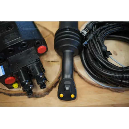 Electric Proportional Joystick + 2rd Function Walvoil DLM142/2 80 L/Min 21 GPM