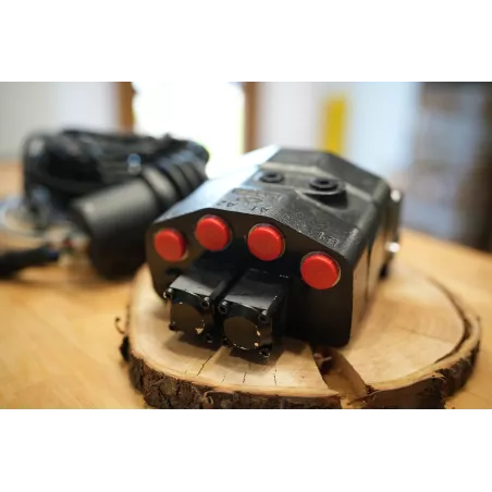 Electric Proportional Joystick + 2rd Function Walvoil DLM142/2 80 L/Min 21 GPM
