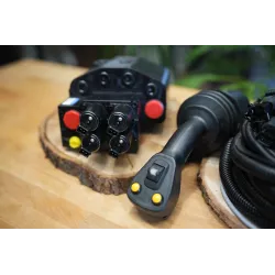Electric Proportional Joystick + 2rd Function Walvoil DLM142/2 80 L/Min 21 GPM
