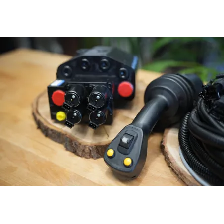 Electric Proportional Joystick + 2rd Function Walvoil DLM142/2 80 L/Min 21 GPM