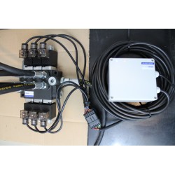 Monoblock directional control valve 40 l/min (11GPM) 3 spool double actiong + joystick