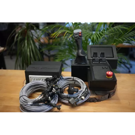 Fire Salamander Large control panel with joystick up to 12 functions for heavy machinery
