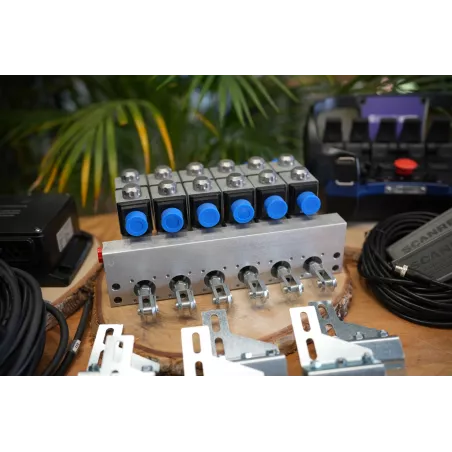 RC400 Radio Remote Controller 6 Function Retrofit Kit | 12V Servo Control for Levers