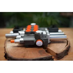 Hydraulic Valve 3 Function 40l/min (11GMP) Monoblock 2p40 with one float function + Third Electric