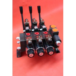 Directional control valve 3-spool hydraulic solenoid 40 l/min 11GPM 12 V