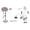 Directional control valve 5-spool 50 l/min 13GPM 12VDC + Control Panel