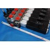 6 SECTIONS DIRECTIONAL CONTROL VALVE GALTECH Q95 120 l/min 31 GPM Electric solenoid 12V + levers
