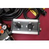 Distributor valve 4 function 4 spool + control panel with 2 joystick with cables