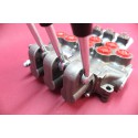 Hydraulic valve 3 sections HM line 90 l/min  24 gpm 24V double acting for cylinder spool