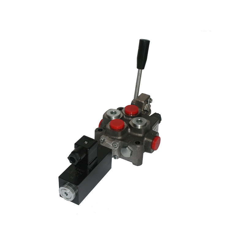 Hydraulic valve 1 sections HM line 90 l/min  24 gpm 12V double acting for cylinder spool
