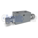 VBPDE 1/4 " L 2 CEXC Double Pilot Operated Check Valves for 12mm Pipe Monting