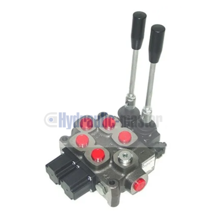 Galtech Q75 2 Sections Directional Control Valve 90 l/min 24 GPM with levers