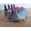 Galtech Q75 2 Sections Directional Control Valve 90 l/min 24 GPM Electric solenoid 12V + levers