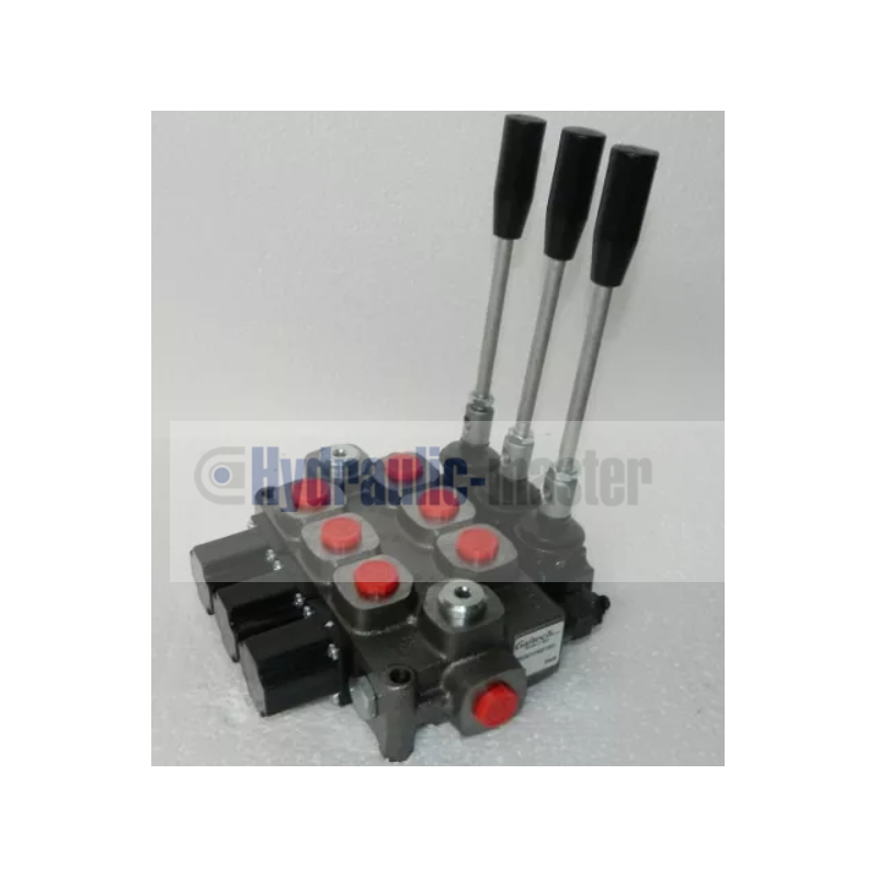 Galtech Q95 3 Sections Directional Control Valve 120 l/min 32 GPM with levers