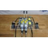 Full proportional valve 2 section 20-120 l/min 12 or 24 V plug and play detend manipulator Speed control