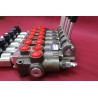 Hydraulic valve 6 sections HM line 90 l/min  24 gpm 12V double acting for cylinder spool + Remote radio on/off