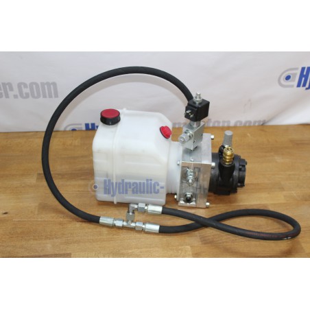 Hydraulic Power Pack driven by Vane Air Motor with remote radio Scanreco and valve Ami 6 functions