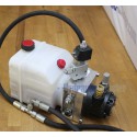 Hydraulic Power Pack driven by Vane Air Motor with remote radio Scanreco and valve Ami  functions