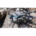 Forest trailer Hydraulic valve 8 functions 2 joysticks 90 l/min 24 gpm  12V Hiab Parma BMF Beha