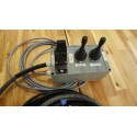 Proportional control box 2 joysticks + finger controller + monoblock 50 l/min 4 sections