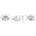 Electric Proportional Joystick Tractor Loader Walvoil SDM Open center 2 function 90 l/min